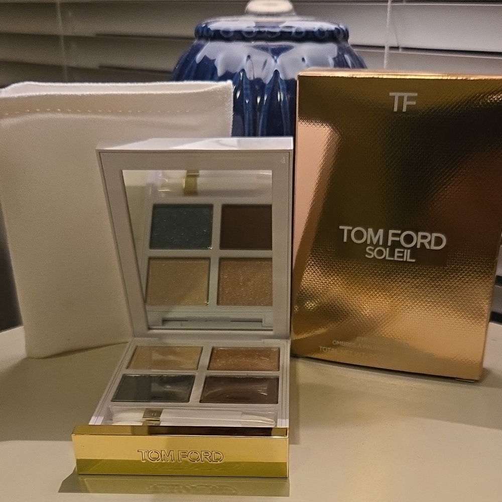 Tom Ford Soleil Eye Color Quad Palette In Emerald Dusk